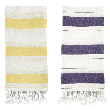 BERCA HOME 2 Pack Ephesus Turkish Beach Towel – Lightweight, Quick Dry, Sand Free – 100% Cotton Peshtemal Hammam & Bath Towel – 90x190 cm