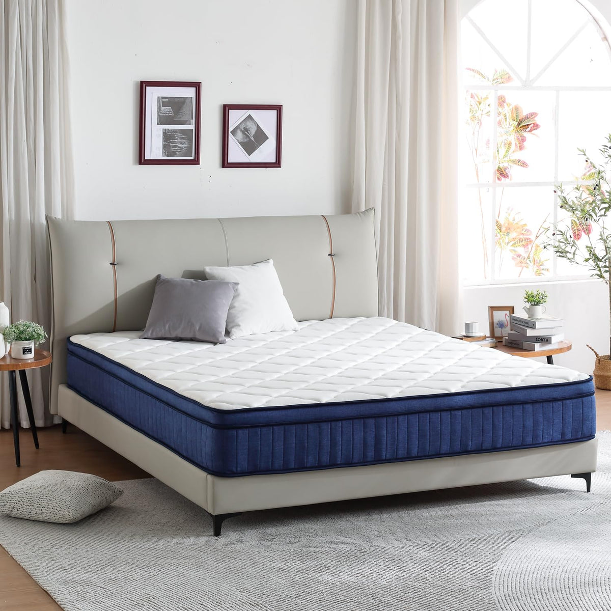 Clou&eir 190x135x25cm Double Memory Foam Spring Mattress