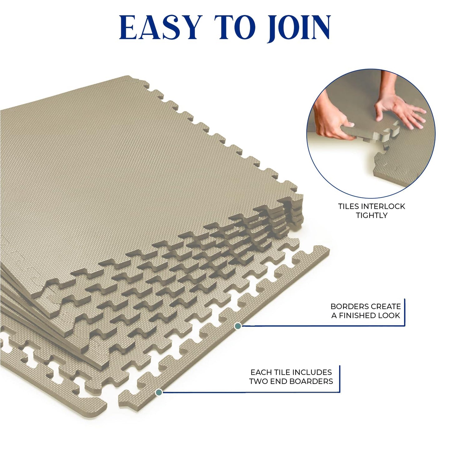 Ediesi, Foam Mats, Gym Floor, Tatami, Home Exercise, for Sports Machines, Removable Pool Floor, Eva Rubber, Puzzle Mat, Gym (18 Pieces / 30x30x1