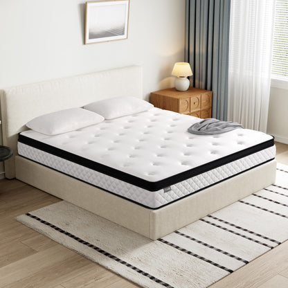 Twirest Single Mattress,Hybrid Mattress 99x190x25cm Pocket Sprung Mattress