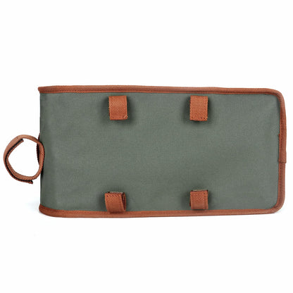 Tourbn Waterproof Canvas Bicycle Pannier Bike Rear Rack Insulated Trunk Cooler Bag Takeaway Food Delivery Case Green