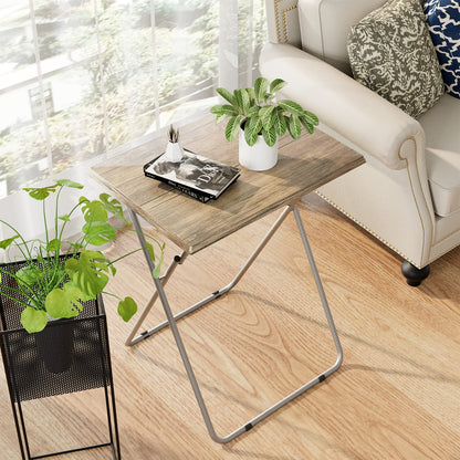 Small Folding Table, Foldable Table, TV Tray Table, Sofa Table, End Table