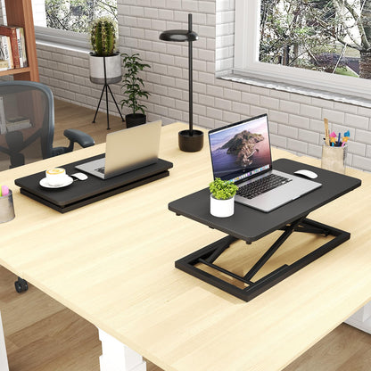 Tcatec Standing Desk Converter 34 x 60 cm Height Adjustable Sit Stand