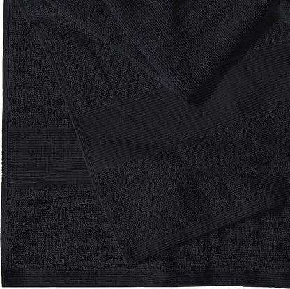 Textile Do Extra Large Super Jumbo Bath Sheet Towel 100% Egyptian Cotton XL Bath Sheets(100 x 200 cm-600 GSM) (Black)