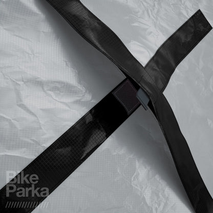 BikeParka URBAN Waterproof Bicycle Cover - PAVEMENT Grey