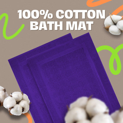 Infinitee Xclusives Cotton Bath Mat (86 x 55 cm) - Bathroom Mat - 2-Pack