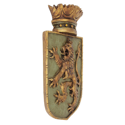 Design Toscano EU1040 Medieval Rampant Lion Shield Wall Sculpture