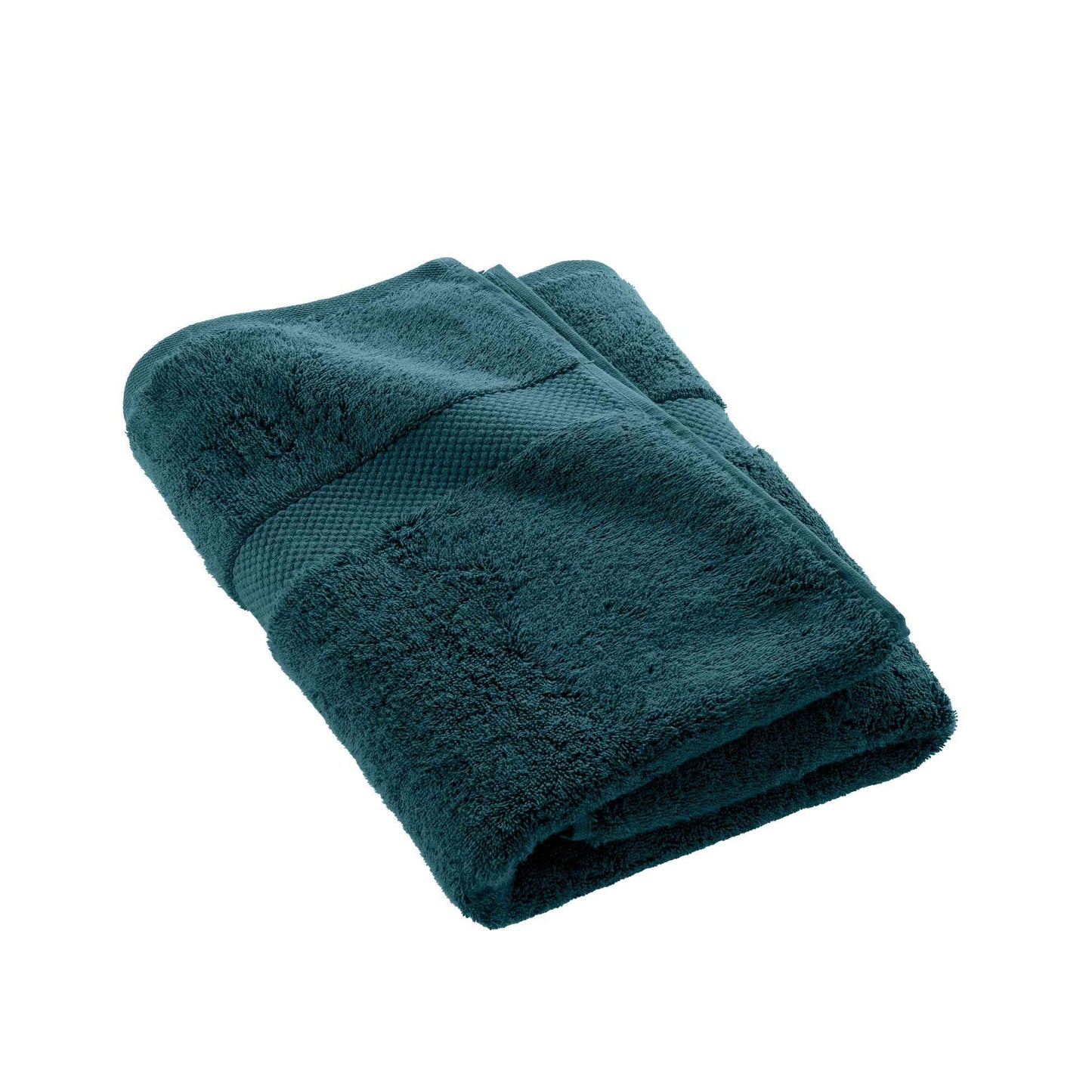 Douceur d'Intérieur, Elegance Blue Bath Towel (70 x 130 cm) 100% Cotton Plain