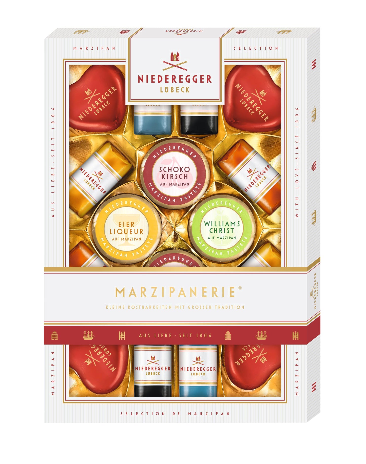 Niederegger - Marzipanerie selection box of assorted marzipan treats 206g