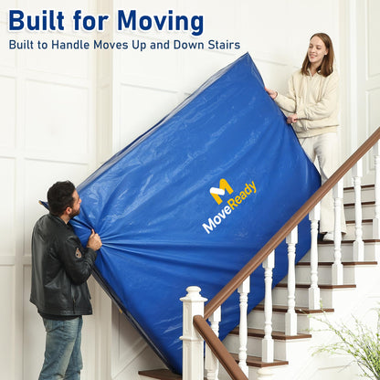 MoveReady Double Mattress Cover for Moving, Mattress Storage Bag