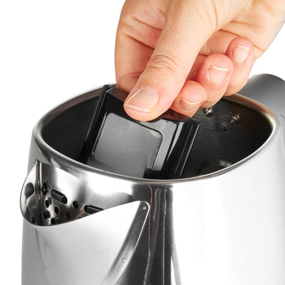 Dorchester Temperature Control Kettle - Chrome & Rose Gold - Fast Boil - 3000W - Digital Electric Kettle with LCD Display, Keep Warm Function, 1.7L