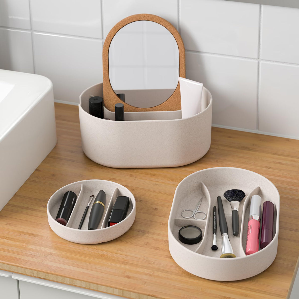 sarcia.eu SAXBORGA Plastic box with mirrored lid