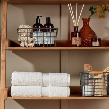 Christy Renaissance 2 Bath Towels Set | Parchment Off-White | 100% Egyptian Cotton Pile | Luxuriously Soft and Super Absorbent | 675 GSM