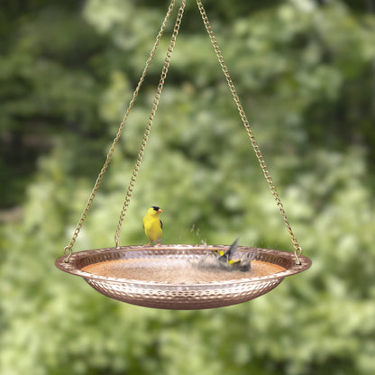Good Directions Pure Copper 18" Hanging Bird Bath