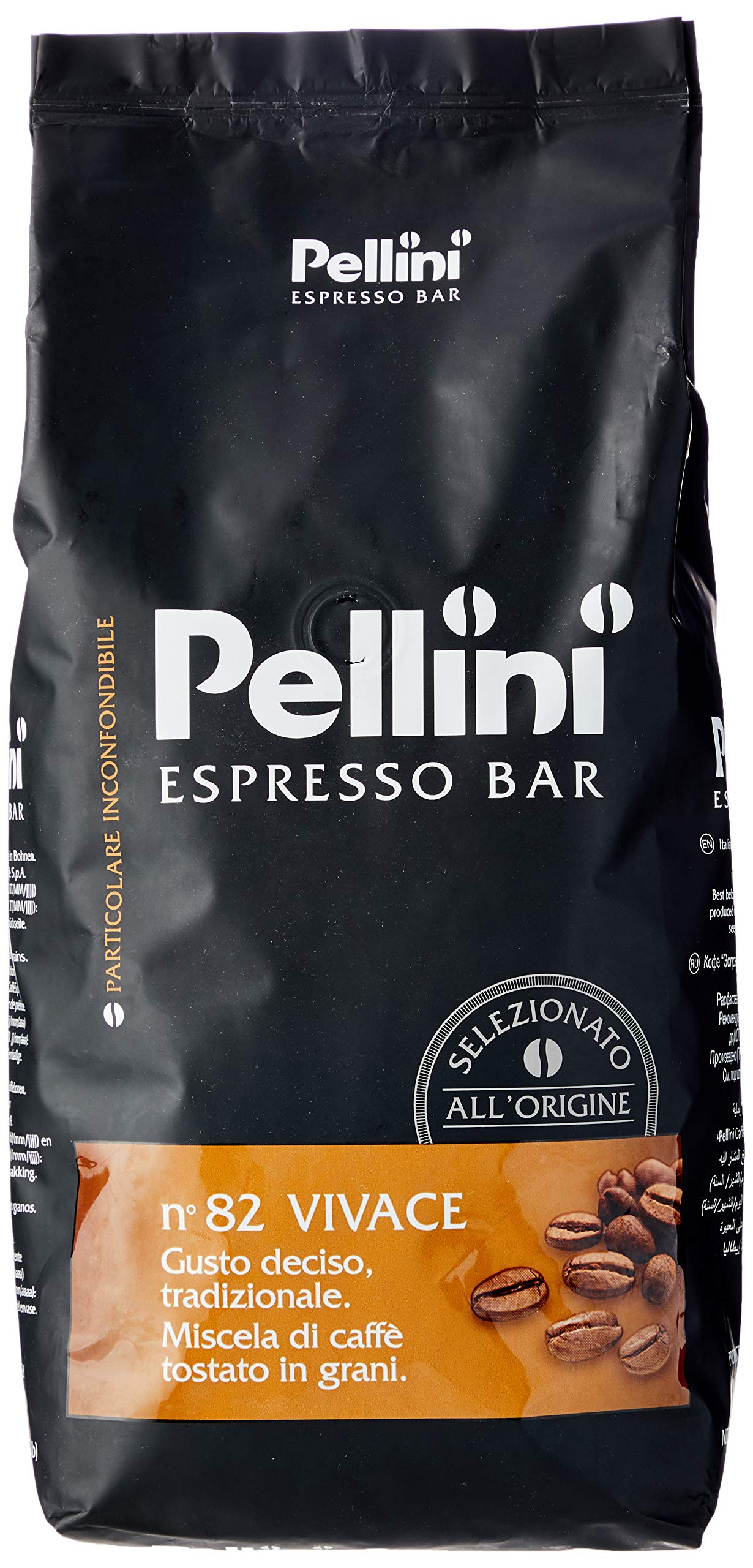 Pellini Number 82 Vivace Roasted Coffee Beans 1 kg