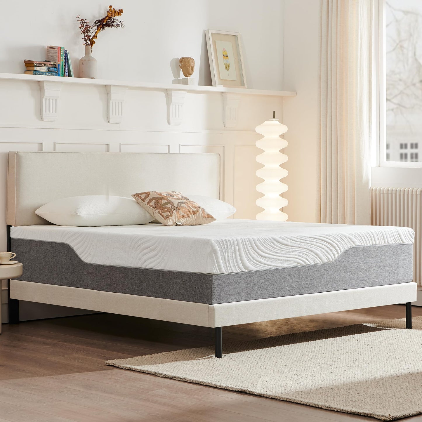 Twirest Single Mattress, Memory Foam Mattress, Medium Firm, Breathable Knitted, Soft and Skin Friendly Cloth, Mattress in a box (90x190x20cm)