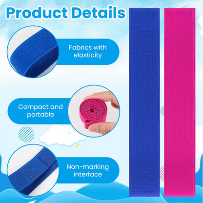 8-Pack Beach Towel Bands, Sun Lounger Towel Bands