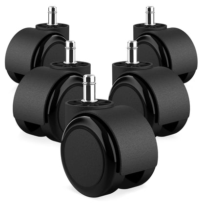 RAVN HAMAN Set of 5 Office Chair Wheels 11 x 22 mm, 175 kg
