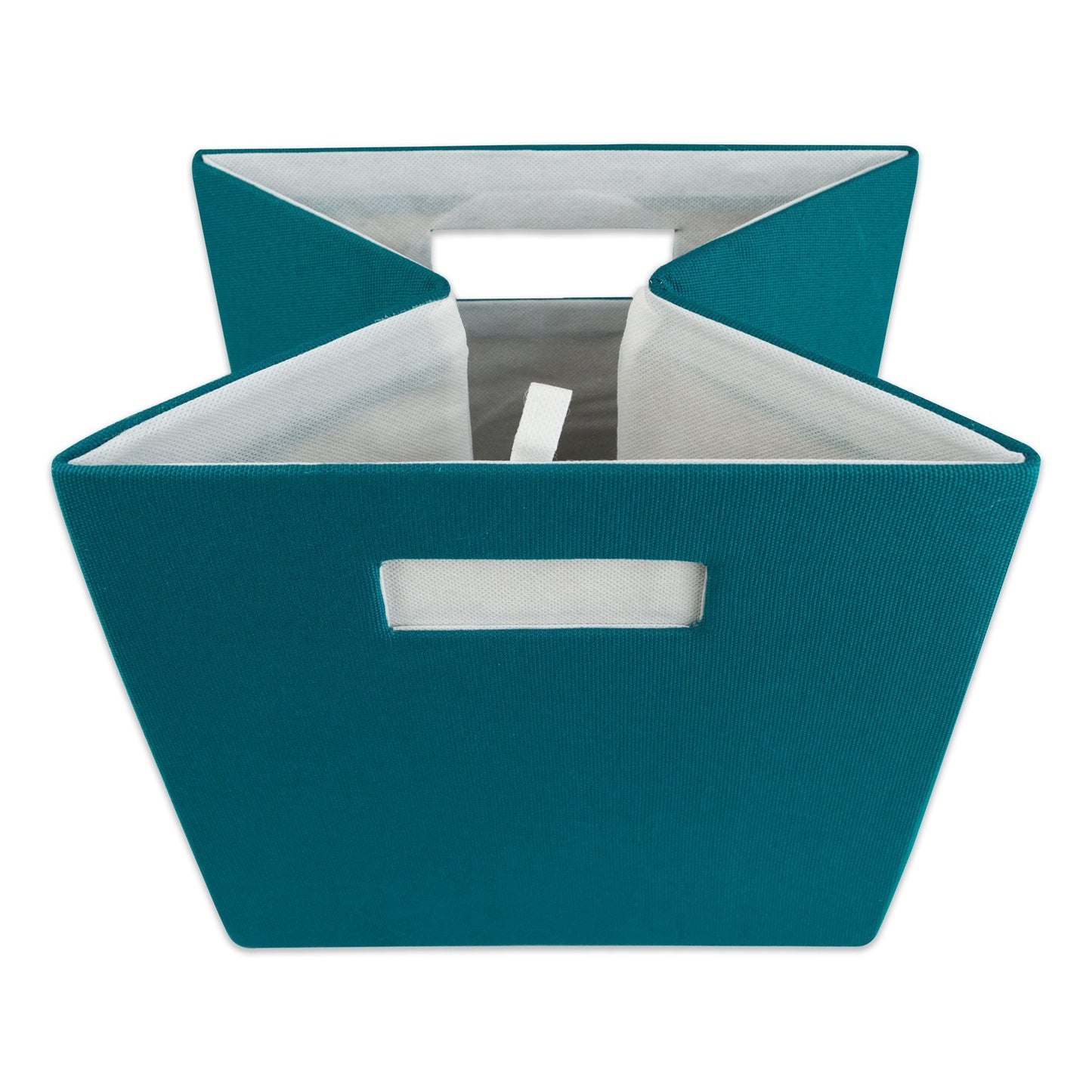DII Poly-Cube Storage Collection Hard Sided, Collapsible Solid, Large, Teal