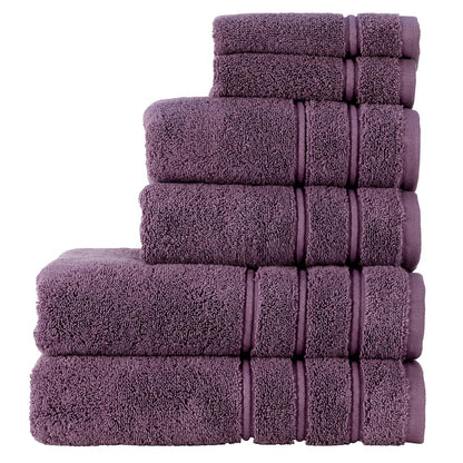 Christy Antalya Large Bath Towels | Set of 6 | 100% Turkish Cotton | 600GSM | Soft Plush Luxury Towel Set