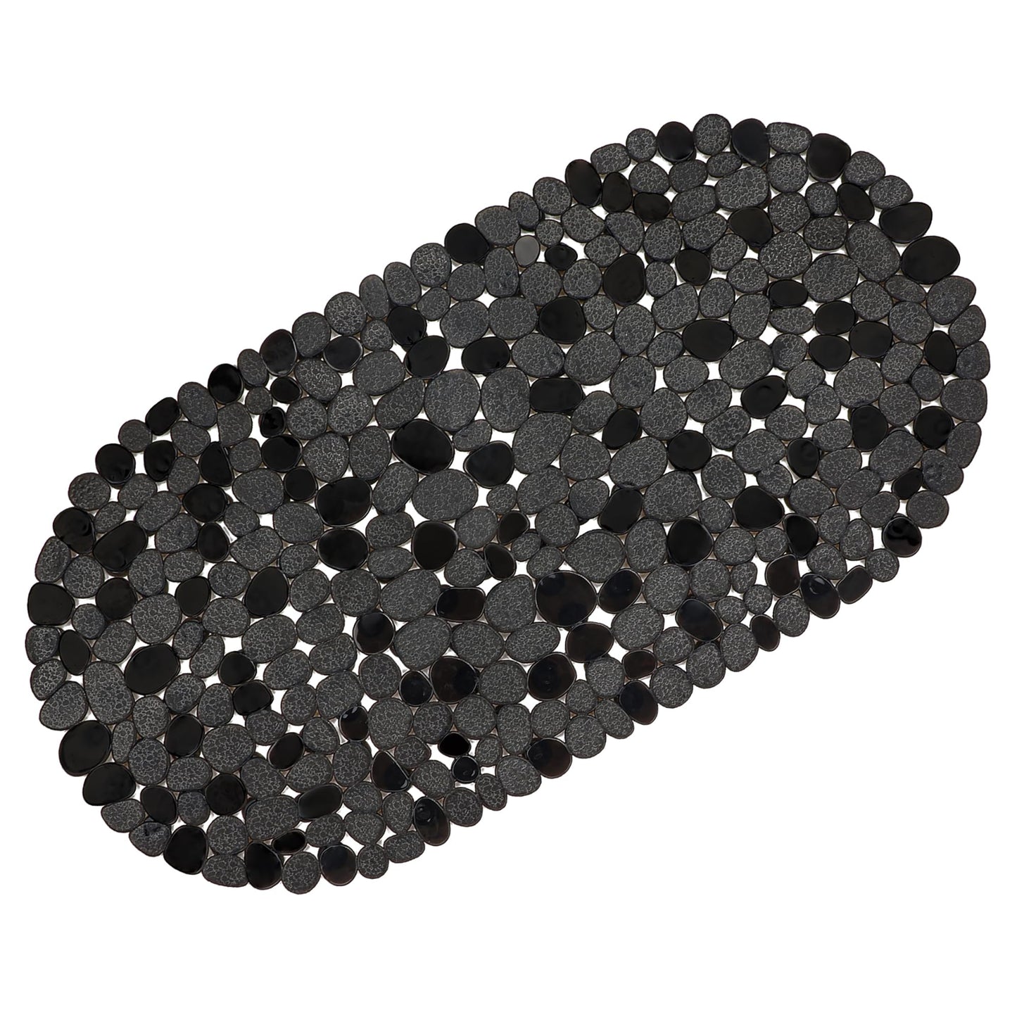 WELTRXE Shower Mat Non Slip Anti Mould Bathtub Mat For Bathroom Safety, Anti Slip Bath Mats, Anti Skid Oval PVC Bath Tub Mat with Grip Suction Cups &