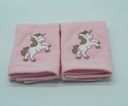 Pack of 2 Unicorn Face Cloth
