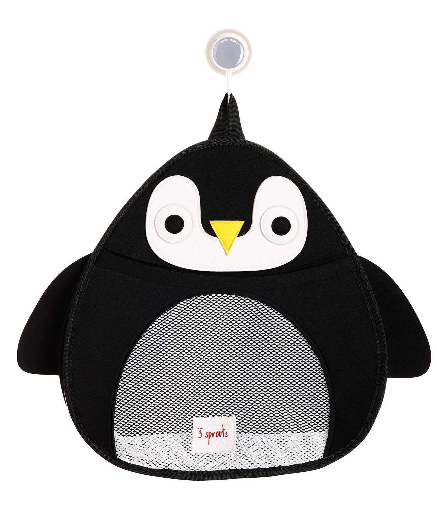 3 Sprouts Bath Storage Caddy - Organizer for Shower, Baby and Toys, Penguin