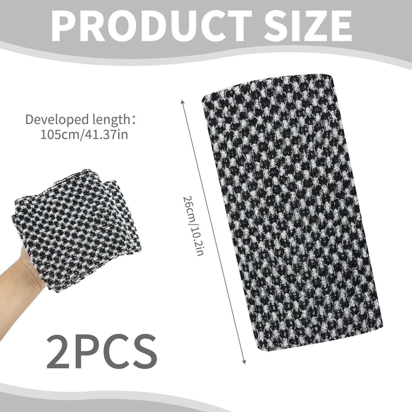 2 PCS Japanese Exfoliating Towel, Exfoliating Shower Towel for Deep Cleansing, Body Scrubber Soft Japanese Washcloth for Body Scrub & Bath