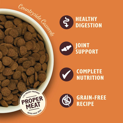 Natural Adult Dry Dog Food Chicken & Duck Grain-Free Recipe 4 x 1kg