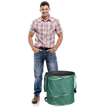 GardenMate pack of 3 x 85L pop-up garden waste bags made of 600D Oxford Polyester (H50 cm, D47 cm)