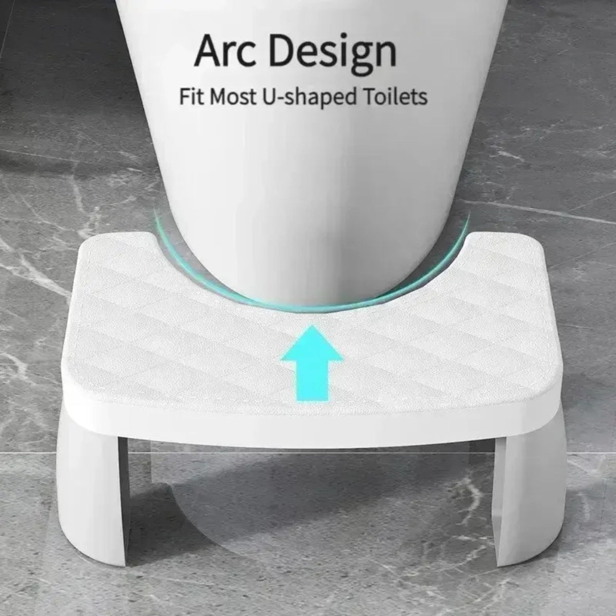 Poop Stool for Adults – Bathroom Toilet Stool for adults | Toilet Step & Foot Rest for Toilet | Ergonomic Poo Stool for Healthy Sitting Position