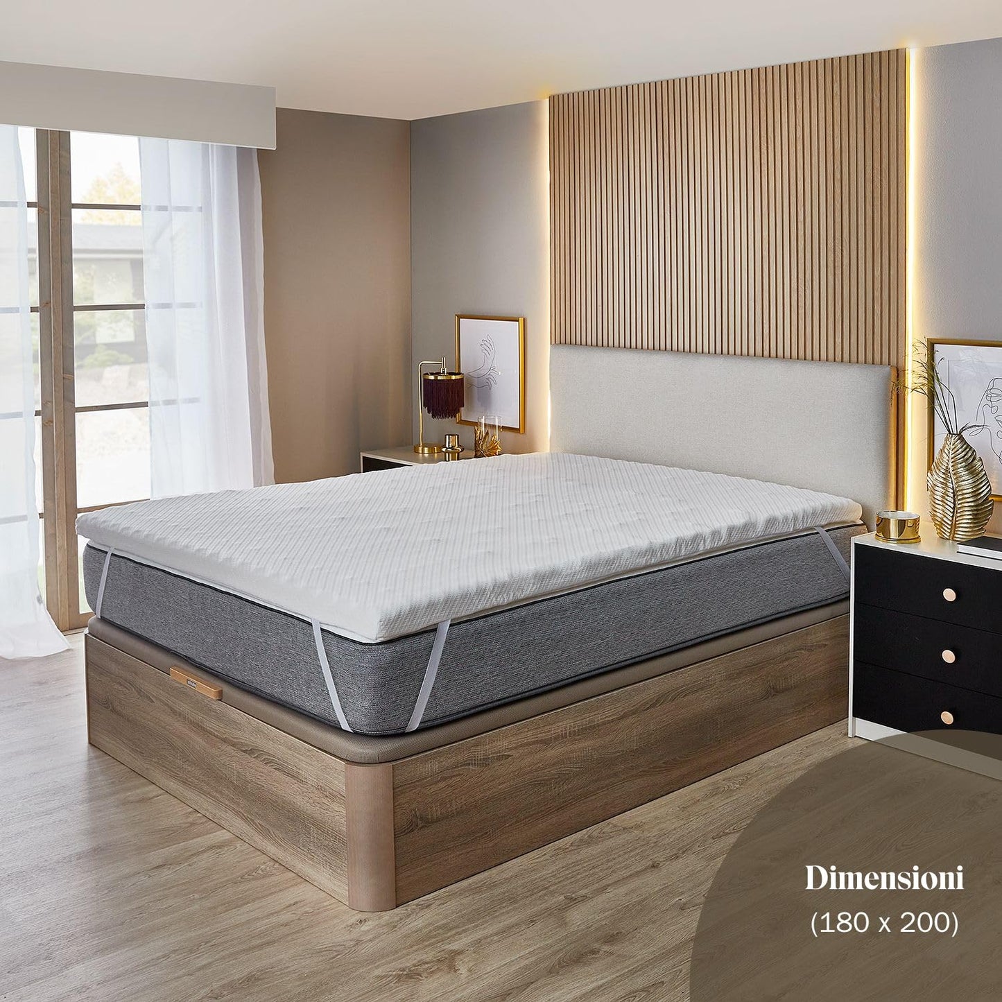 Pikolin Home Visco-elastic mattress protector, 7 cm, extra Relax
