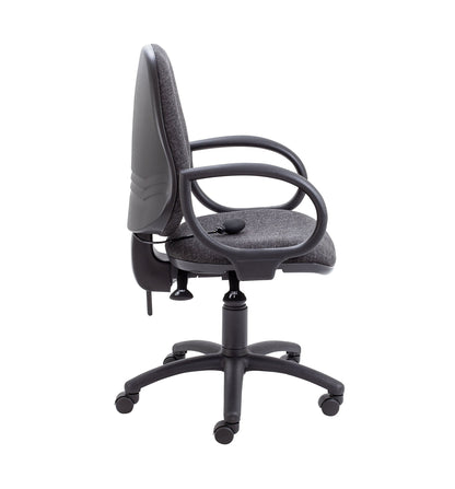 Office Hippo Desk Chair, Ergonomic Home & Office Chair With Adjustable Seat, Back & Lumbar Pump For Comfort & Support