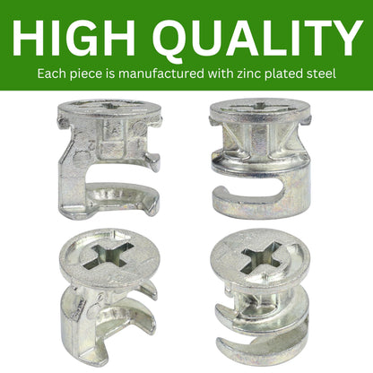 Spare Hardware Parts Cam Lock Nut 23MM | Replacement for IKEA Part # 110837 | Pack of 10