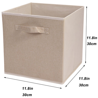 JAKAGO Foldable Storage Cubes 4 Pack, 30 x 30 x 30 cm