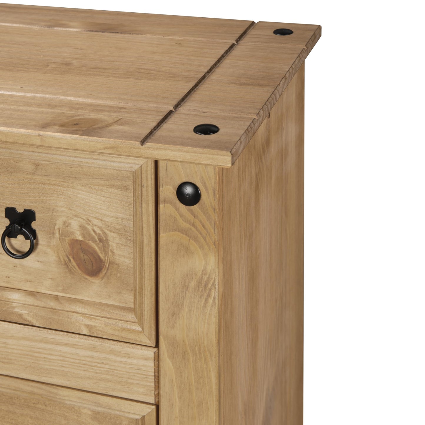 Mews Corona 4 Drawer Chest of Drawers Tall Solid Mexican Pine