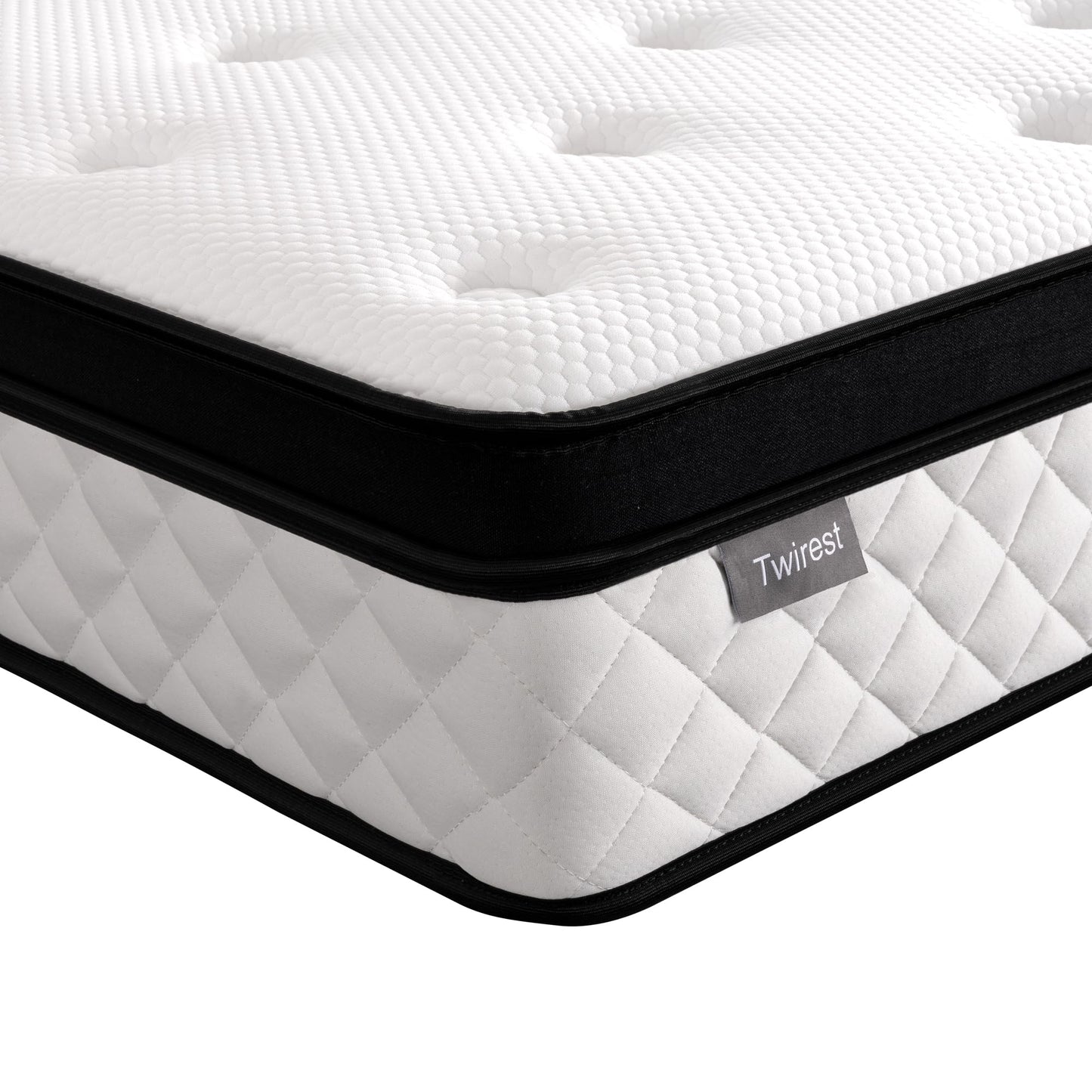 Twirest Small Double Mattress,Hybrid Mattress 120x190x25cm Pocket Sprung