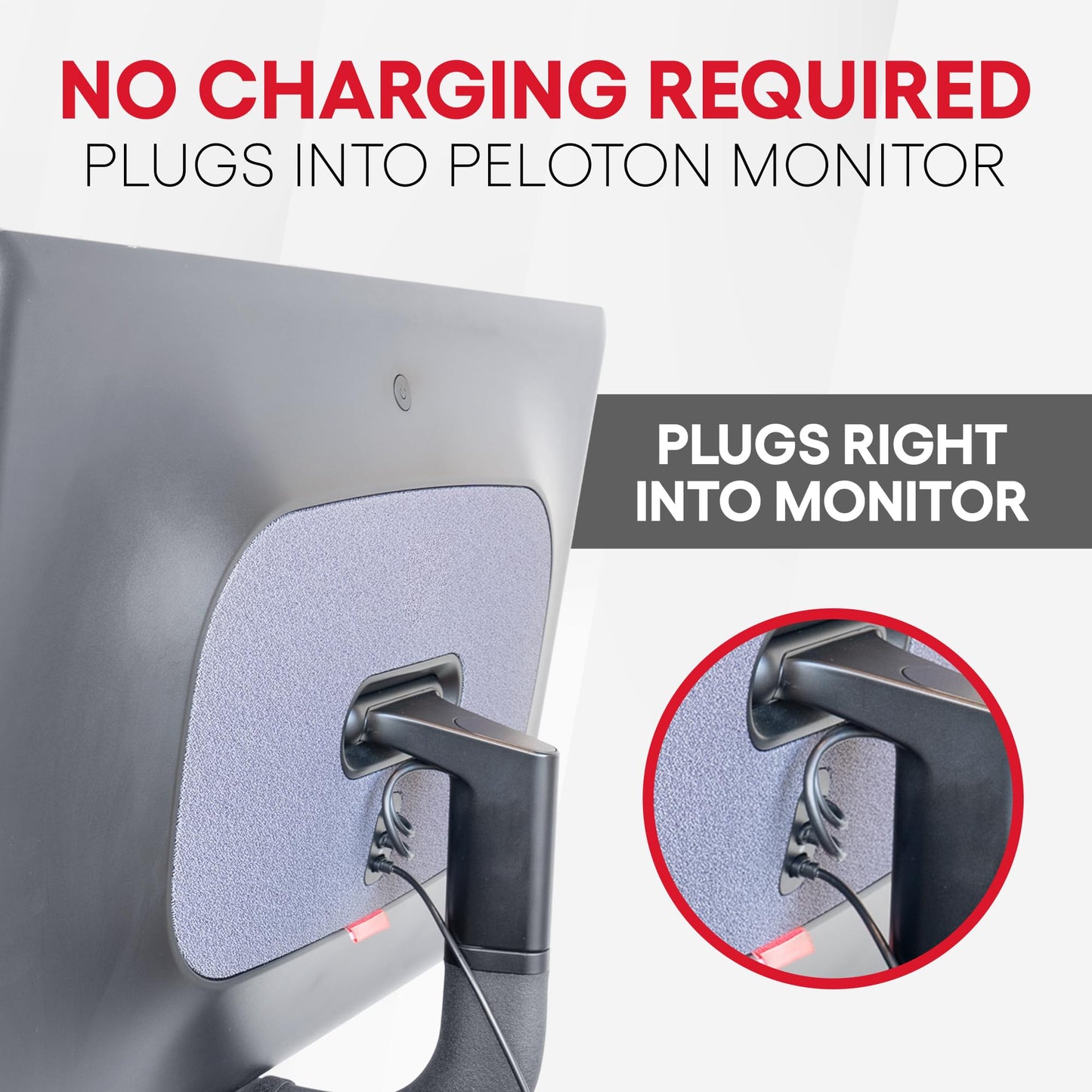 TrubliFit Dual Fan for Peloton Tread - Accessories for Peloton Treadmill - Does NOT fit Tread+ - No Charging Required (Peloton Tread)