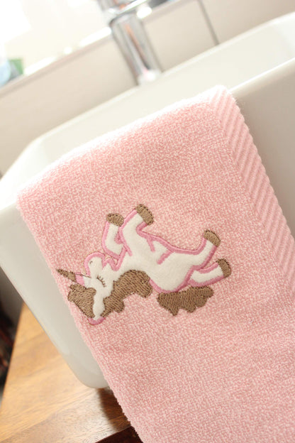 Pack of 2 Unicorn Face Cloth