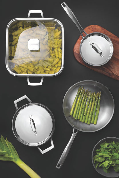 Tramontina Grano Frying Pan Stainless Steel for Induction, Electric, Gas and Ceramic Glass Hobs, Cookware, Kitchen, 26 cm, 2.2 litres, 62155260