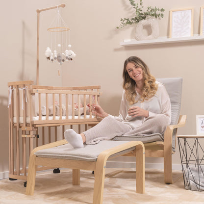 babybay roll kit suitable for all models suitable for parquet 4 pieces, white