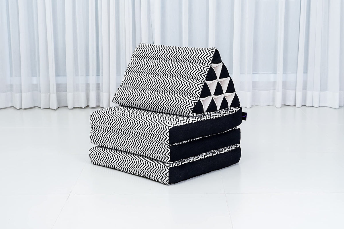 Leewadee Thai Foldable Floor Mat 170 x 53 cm Kapok with Backrest