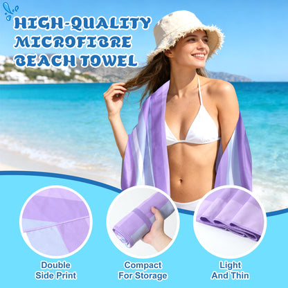 Anavasi Microfibre Beach Towels for Adults, 1 Pack 180 x 90cm 100% Recycled
