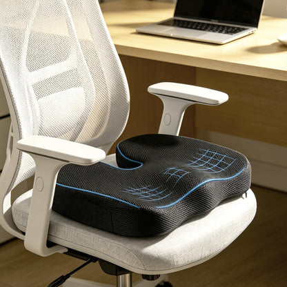 AZVFLY Gel Memory Foam Seat Cushions to Reduce Tailbone Pressure