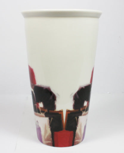'A Girl's Life' Double Walled Insulation With Silicon Travel Mug