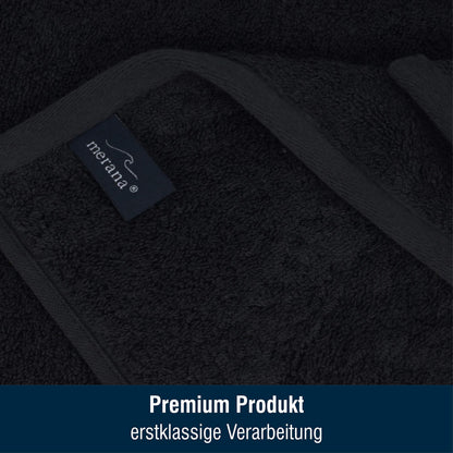 Merana Rome Washcloth Set Absorbent Soft and Lint- Terry Wash Gloves Luxury Quality Heavy Organic Cotton 590 GSM