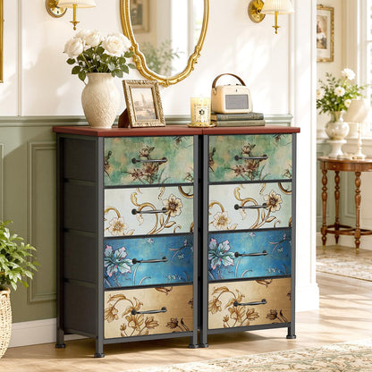 LNZHAO Chest of Drawers Bedroom Furniture with 4 Drawers