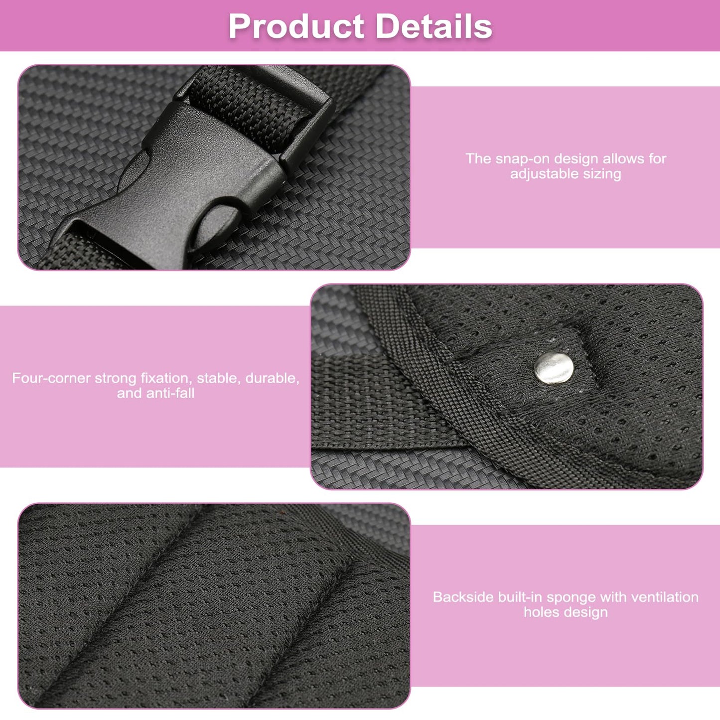 Airplane Footrest, Travel Essential Foot Rest, Plane Leg Rest Leg-Rosa