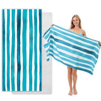 Microfibre Beach Towel Extra Large 160x80cm – Oversized Sand Free Quick Dry Beach Towels for Adults
