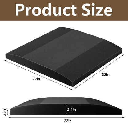 GIONAR 2 Pack 55x55cm Sofa Cushion Support-Repair Foam for Sagging Seat